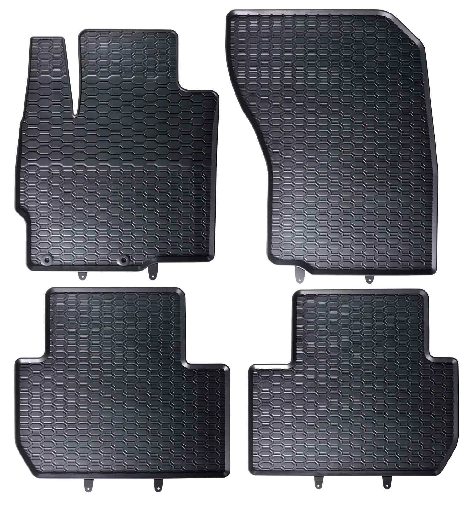 Alfombrillas de goma Citroën C4 Aircross (2012-2017) - Juego 4 Piezas