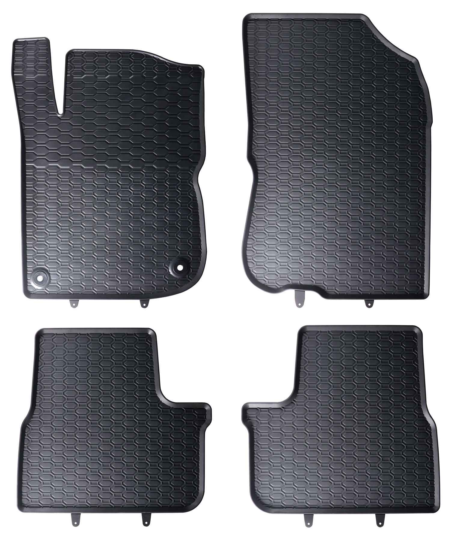 Alfombrillas de goma Peugeot 208 I (2012-2019) - Juego 4 Piezas