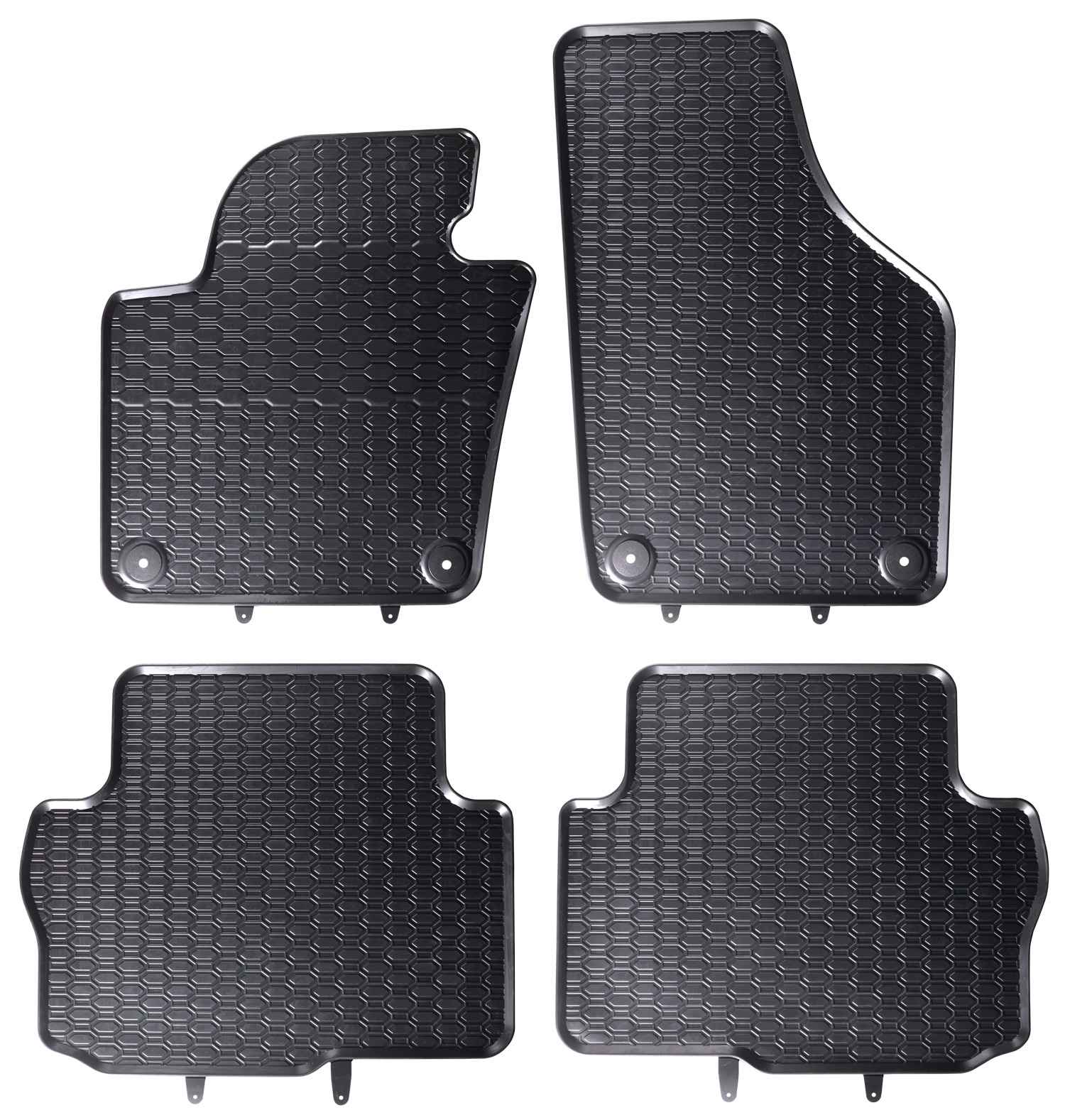 Alfombrillas de goma Seat Alhambra II (2010-2020) 5 Plazas - Juego 4 Piezas