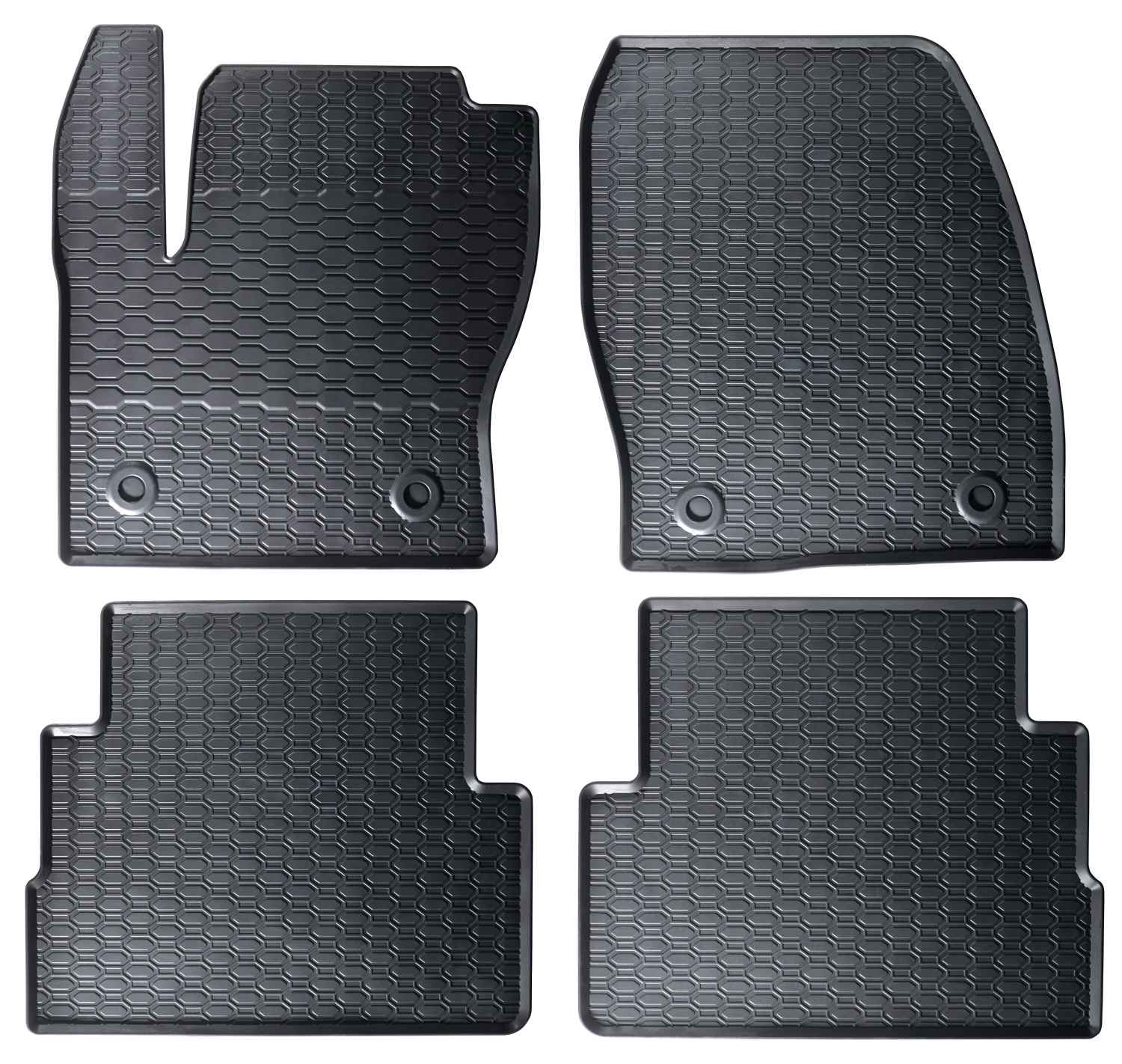 Alfombrillas de goma Ford Kuga II (2012-2019) - Juego 4 Piezas