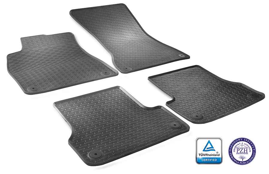 Alfombrillas de goma Audi A7 C7 (2010-2018) - Juego 4 Piezas
