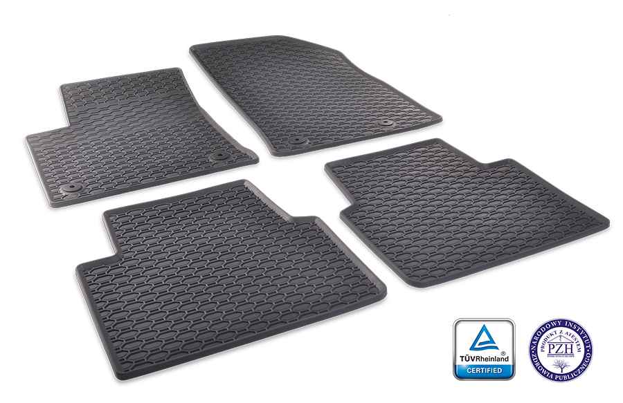 Alfombrillas de goma Opel Crossland X (2017-actualidad) - Juego 4 Piezas