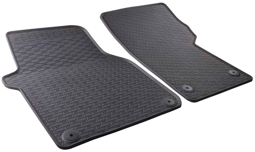 Alfombrillas de goma Volkswagen Crafter II (2016-actualidad) - 2 Alfombrillas Delanteras