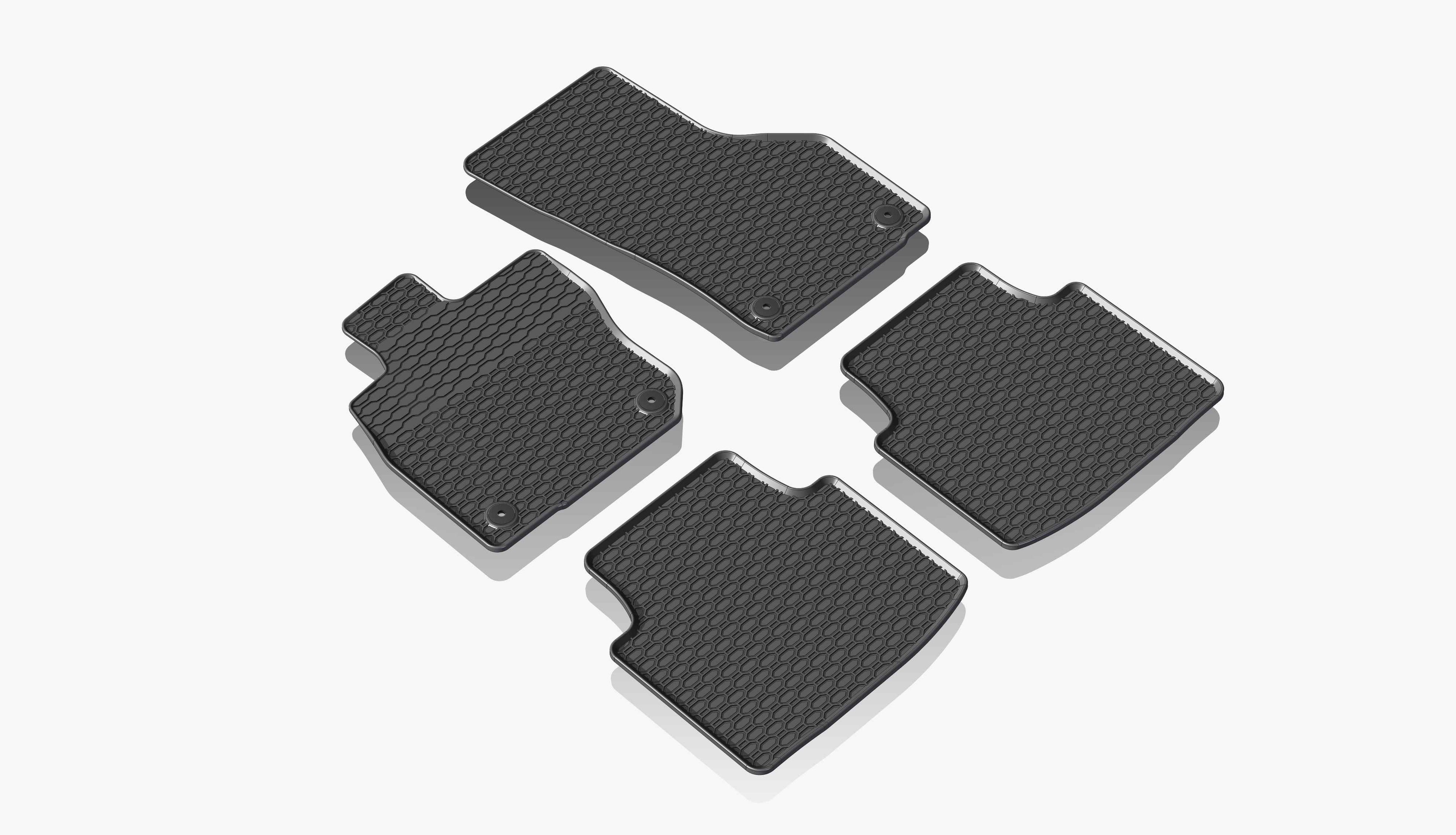Alfombrillas de goma Volkswagen Passat B9 / Variant (2024-actualidad) - Juego 4 Piezas