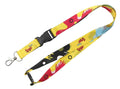 Lanyard Doble Cara con Mosqueton, Cierre de Seguridad y Click Clack de Plastico