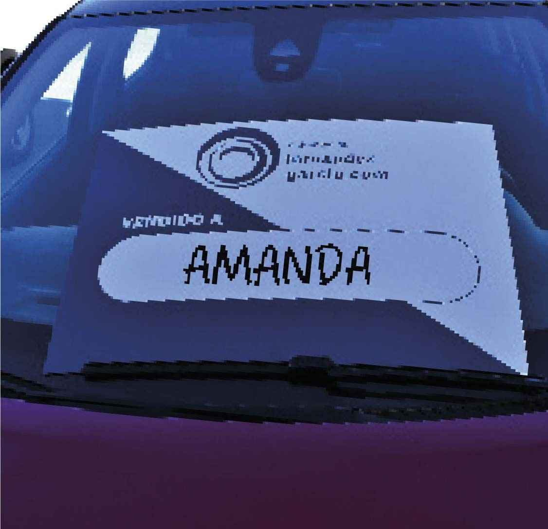Cartel personalizado PVC ESCRITURA