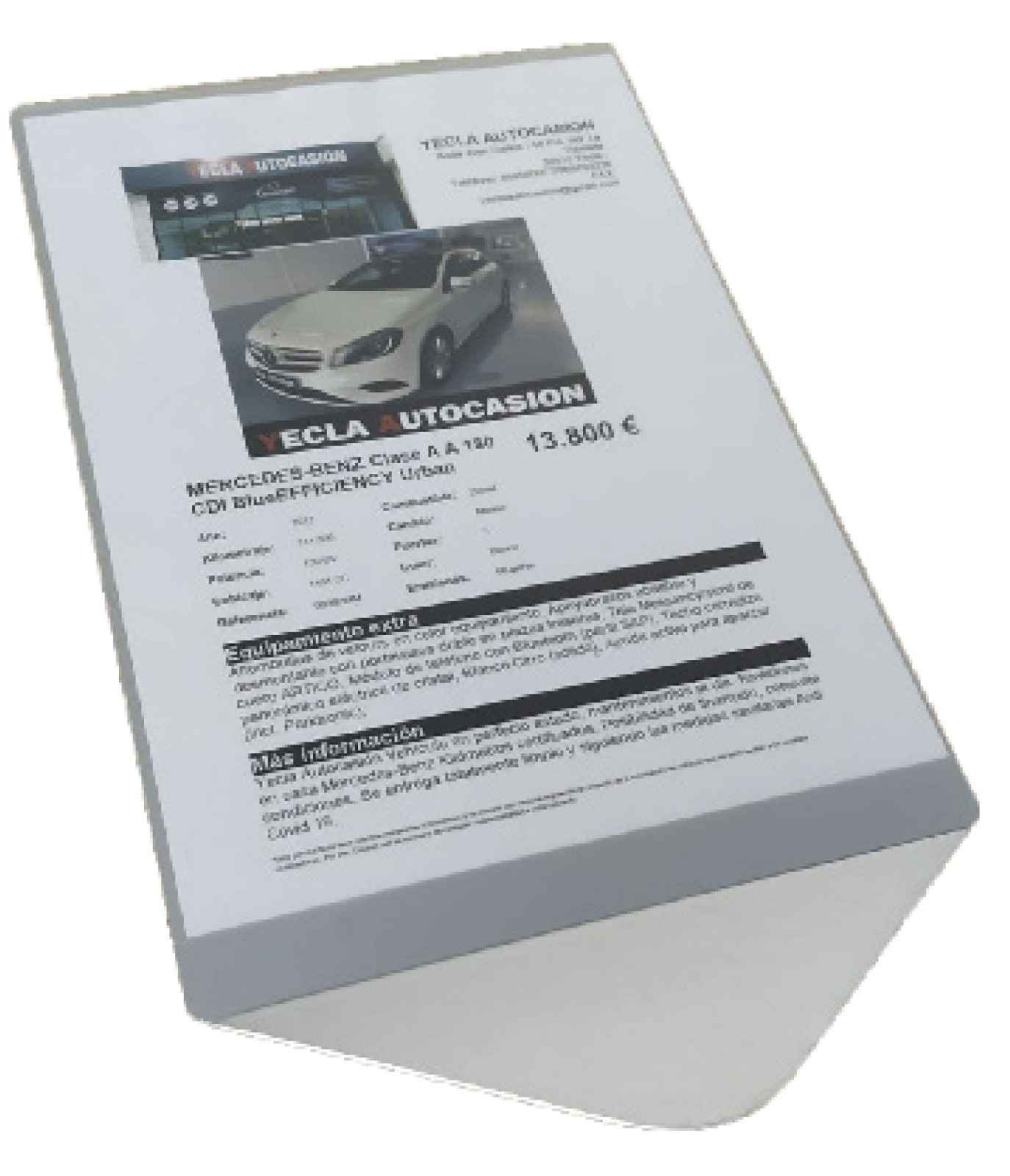 Portaprecios A4