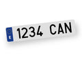 Placa de matrícula autohadesiva homologada 520x110