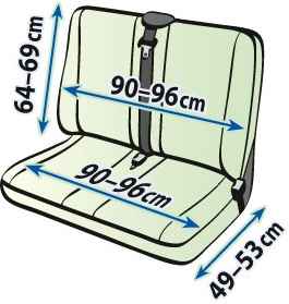 Funda asiento banco furgoneta - Ares DV2L