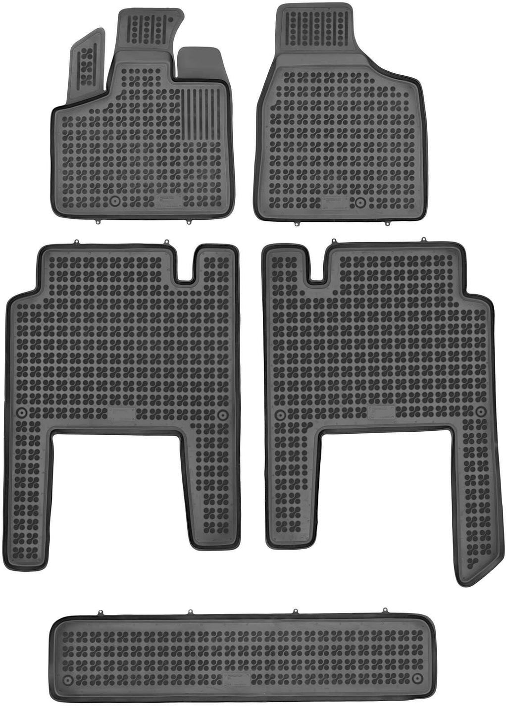 Alfombrillas de goma Chrysler Voyager V 7pl 5 Piezas (2006-actualidad) a medida