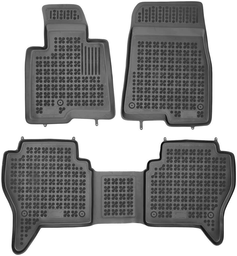 Alfombrillas de goma Mitsubishi Montero III (1999-2006), Pajero III (2002-2006) a medida