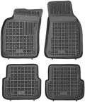 Alfombrillas de goma Audi A6 C6 sedán, A6 SW (2004-2008-...), A6 Allroad Quattro (2004-2011) a medida