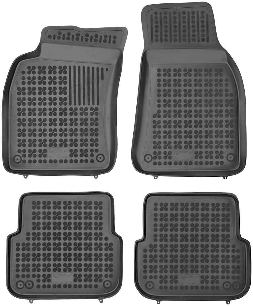 Alfombrillas de goma Audi A6 C6 sedán, A6 SW (2004-2008-...), A6 Allroad Quattro (2004-2011) a medida