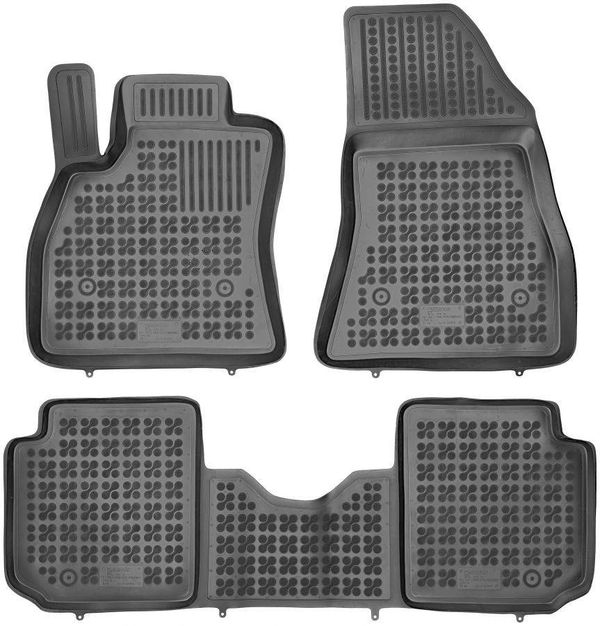 Alfombrillas de goma Fiat 500L Trekking, 500L Living, 7pl (2013-actualidad) a medida