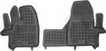Alfombrillas de goma Ford Tourneo Custom Titanium Refuerzo en Lado Conductor (2018-actualidad) a medida