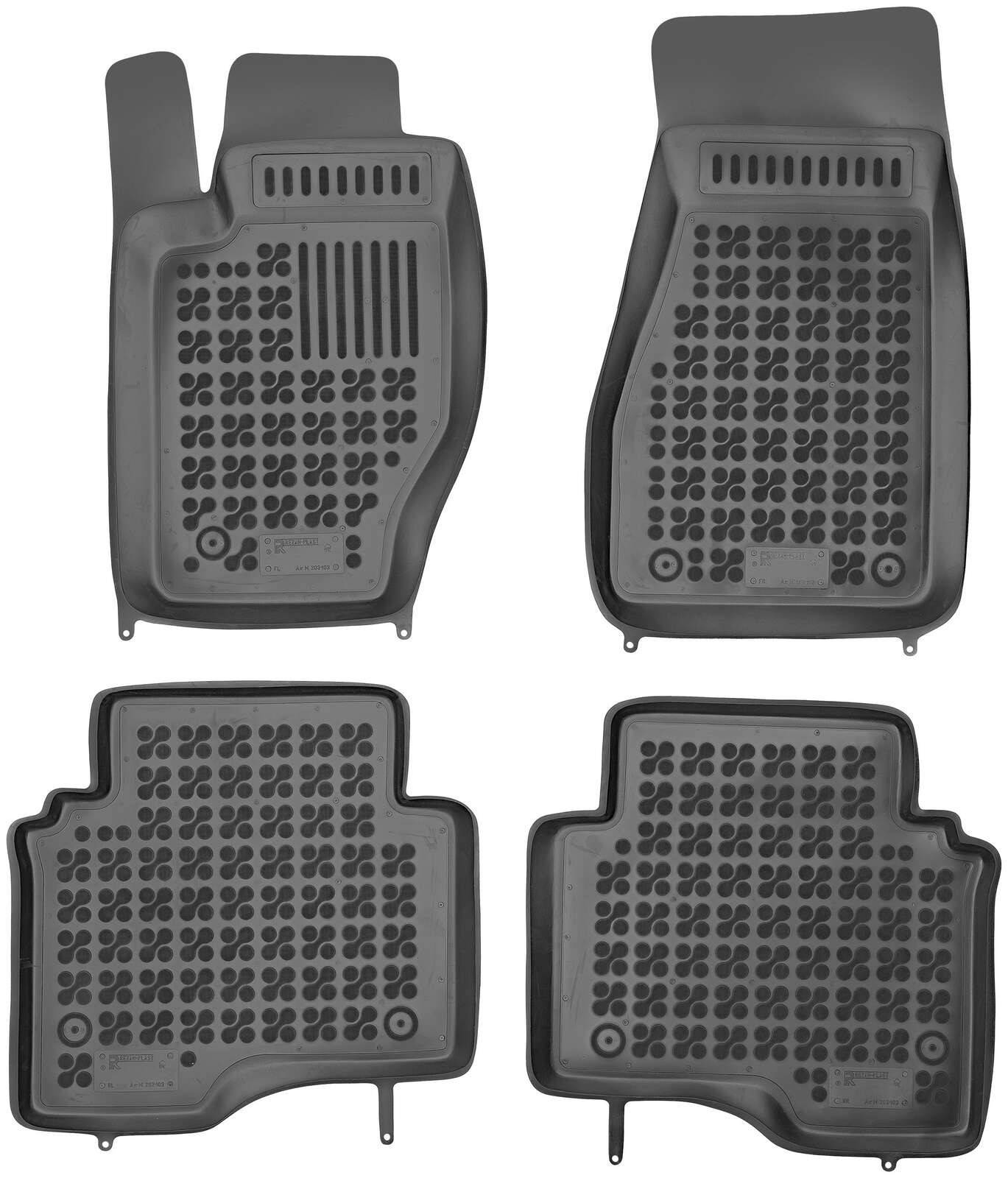 Alfombrillas de goma Jeep Commander (2006-2010) a medida