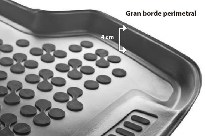 Protector de maletero de goma Toyota Land Cruiser 150 5pl (2009-actualidad) a medida