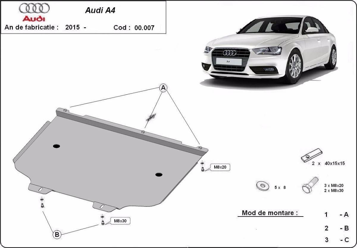 Protección de Caja de Cambios Audi A4 B9 (2015-actualidad)