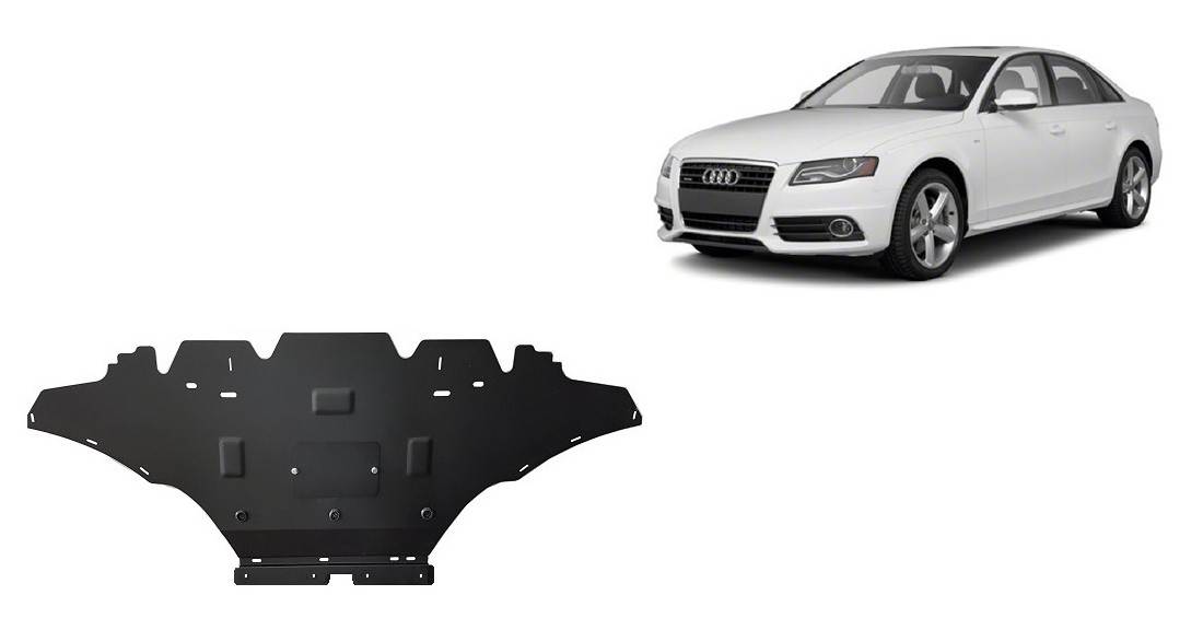 Cubre cárter metálico Audi A4 B8 All Road, Diesel (2008-2014) a medida