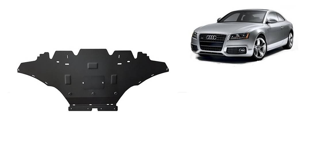 Cubre cárter metálico Audi A5, Gasolina (2008-2016) a medida