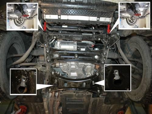Cubre cárter metálico BMW X4 (2014-2018) a medida