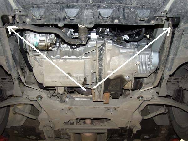 Cubre cárter metálico Citroën C5 (2004-2007) a medida