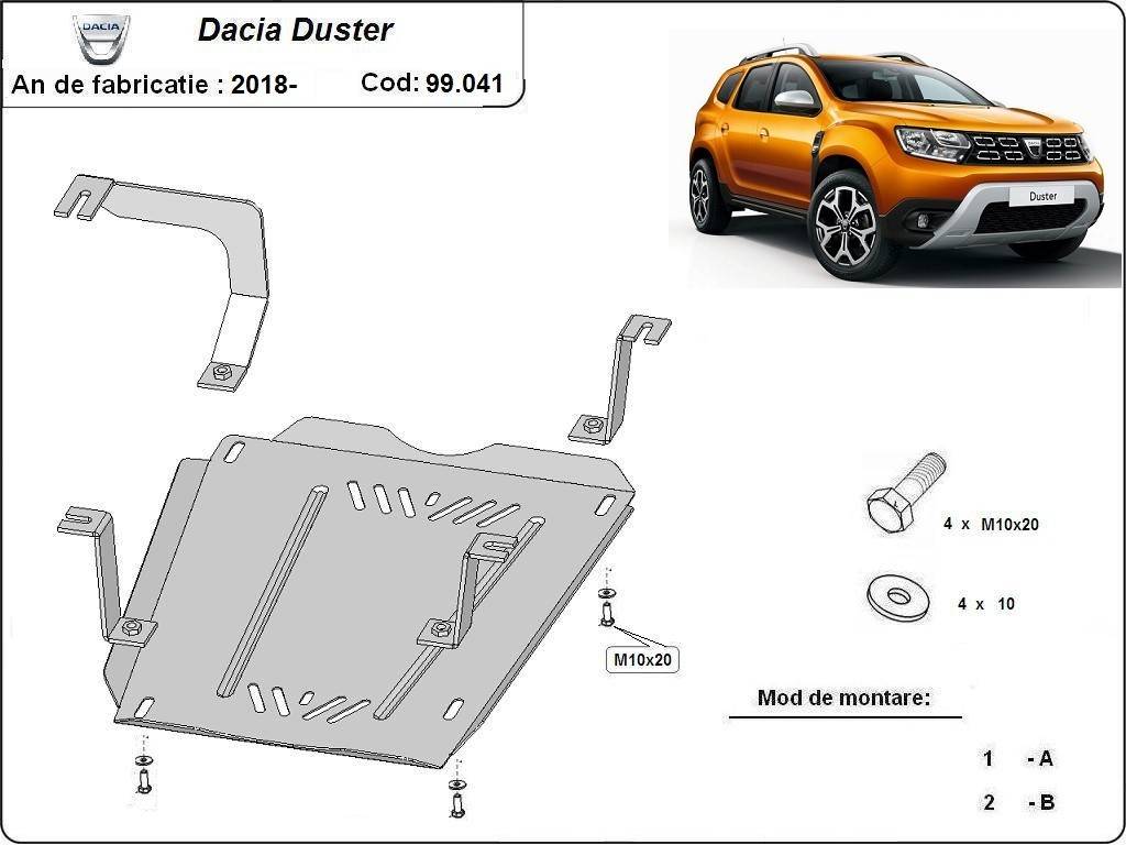 Protección del Depósito de Combustible Dacia Duster (2018-actualidad)
