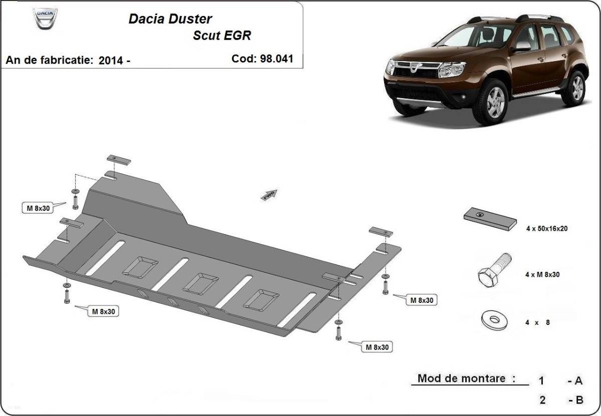 Protección Para EGR, System STOP&GO Dacia Duster (2014-2017)