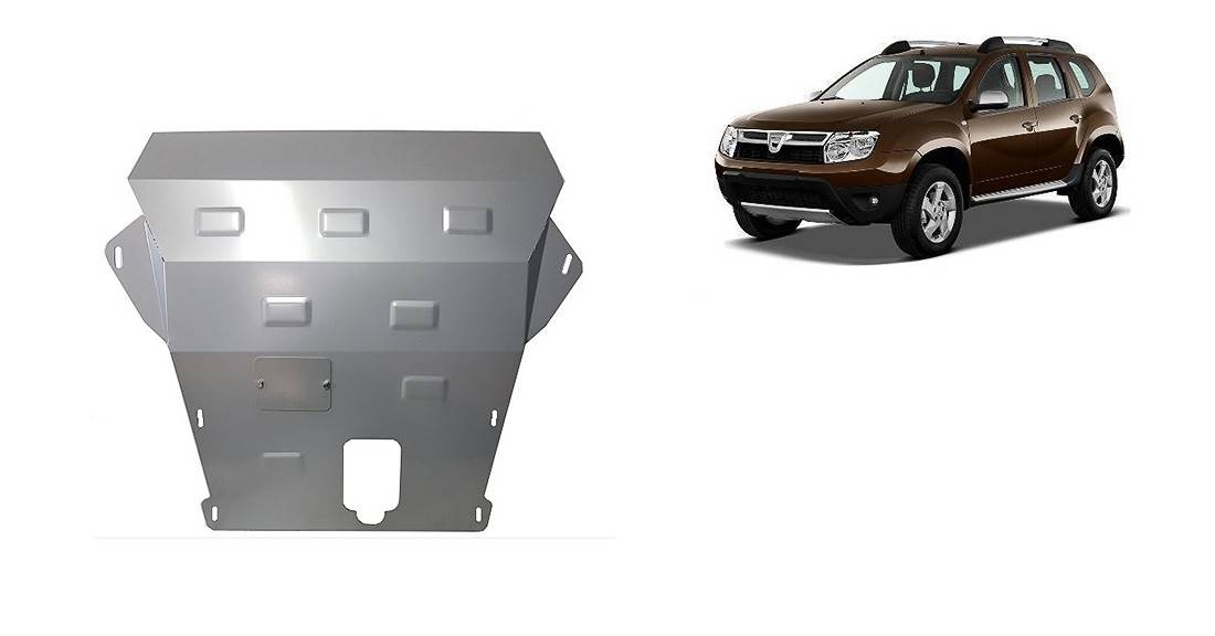 Cubre cárter Aluminio Dacia Duster "06.045ALU" (2010-2017) a medida