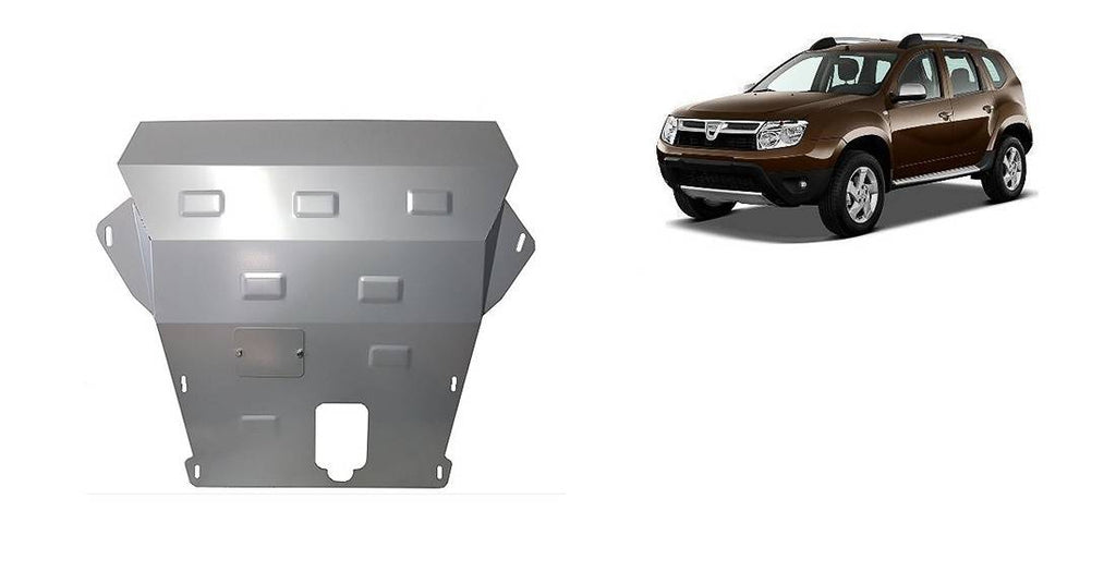 Cubre cárter metálico Dacia Duster - 2,5 mm (2010-2017) a medida