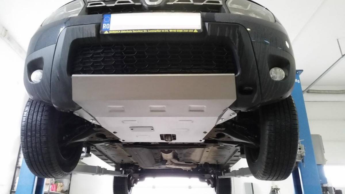 Cubre cárter metálico Dacia Duster - 2,5 mm (2010-2017) a medida