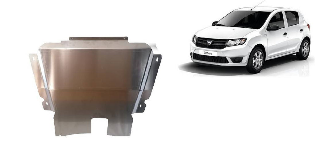 Cubre cárter Aluminio Dacia Sandero 2 "06.042ALU" (2012-2020) a medida
