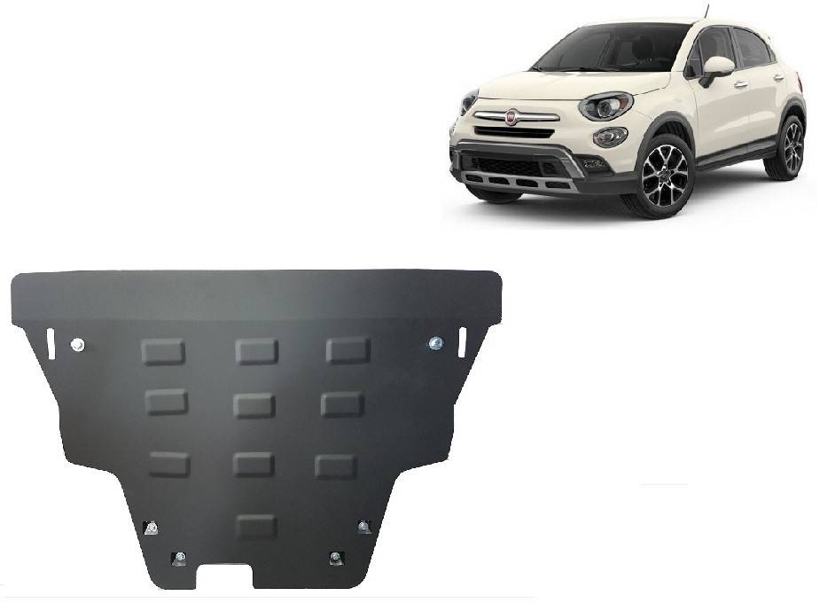 Cubre cárter metálico Fiat 500x (2014-actualidad) a medida