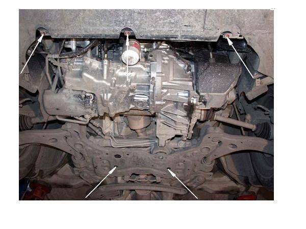 Cubre cárter metálico Ford C - Max (2004-2010) a medida