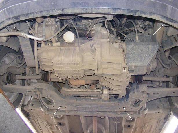Cubre cárter metálico Ford Fiesta (2001-2008) a medida