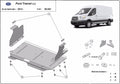 Cubre cárter metálico Ford Transit (2013-2019) a medida