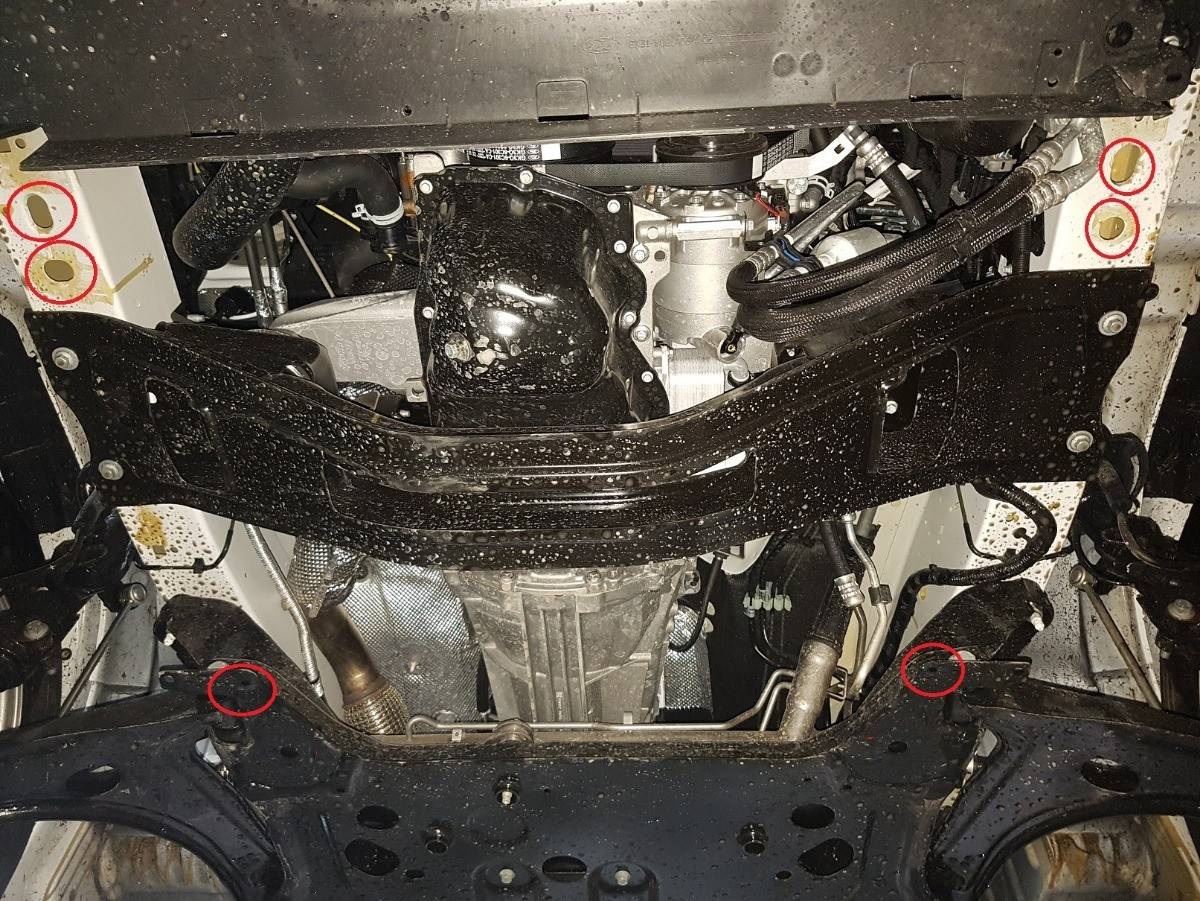 Cubre cárter metálico Ford Transit (2013-2019) a medida