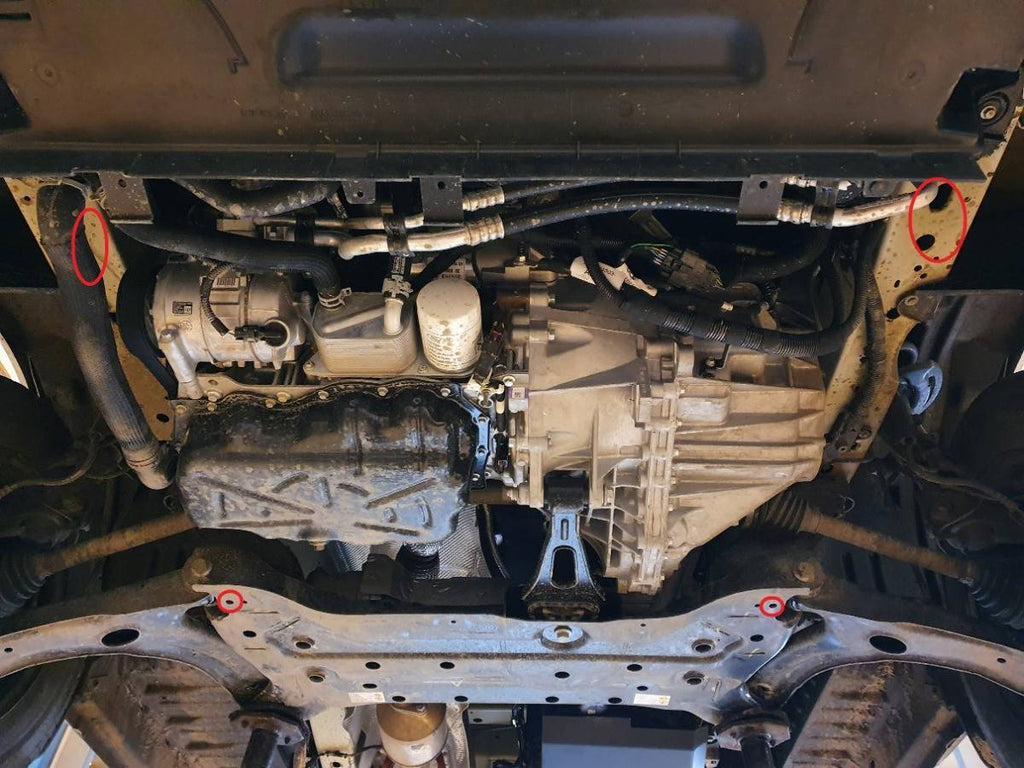 Cubre cárter metálico Ford Transit Custom - FWD (2020-actualidad) a medida