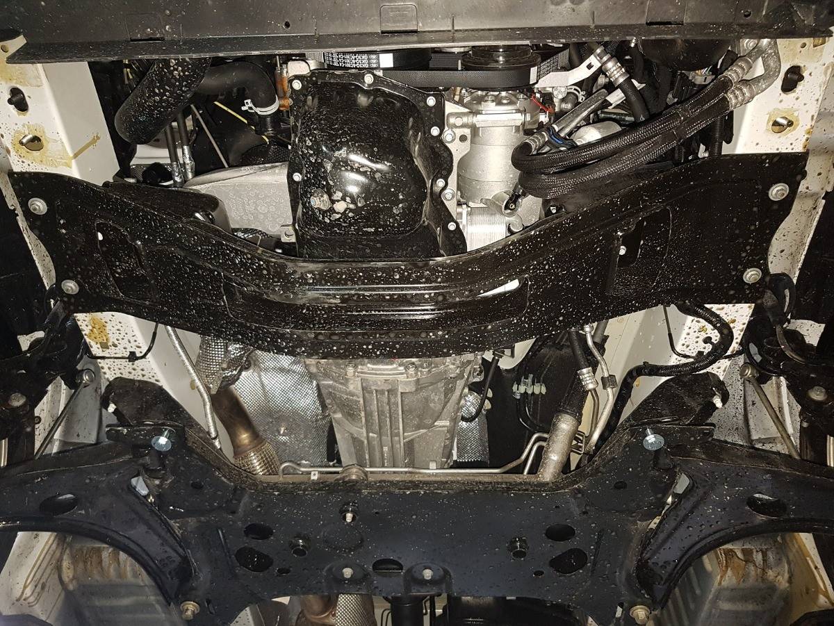 Cubre cárter metálico Ford Transit Custom (2013-2019) a medida