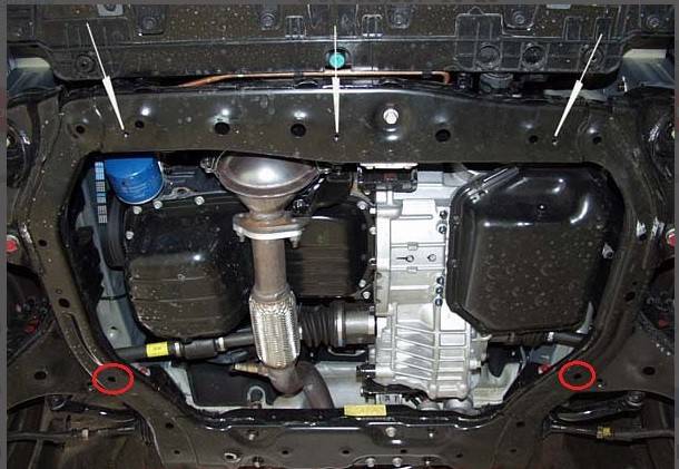 Cubre cárter metálico Hyundai Accent (2005-2010) a medida
