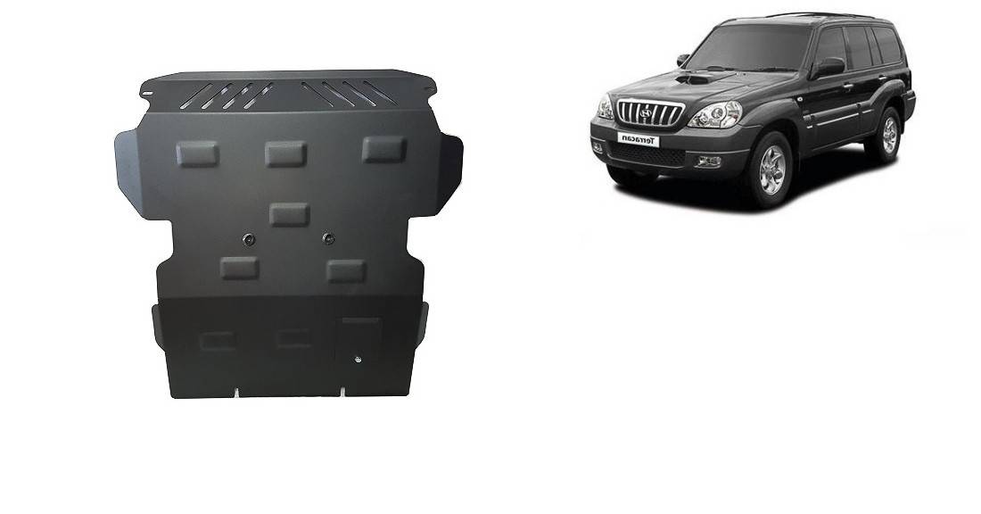 Cubre cárter metálico Hyundai Terracan (2001-2007) a medida