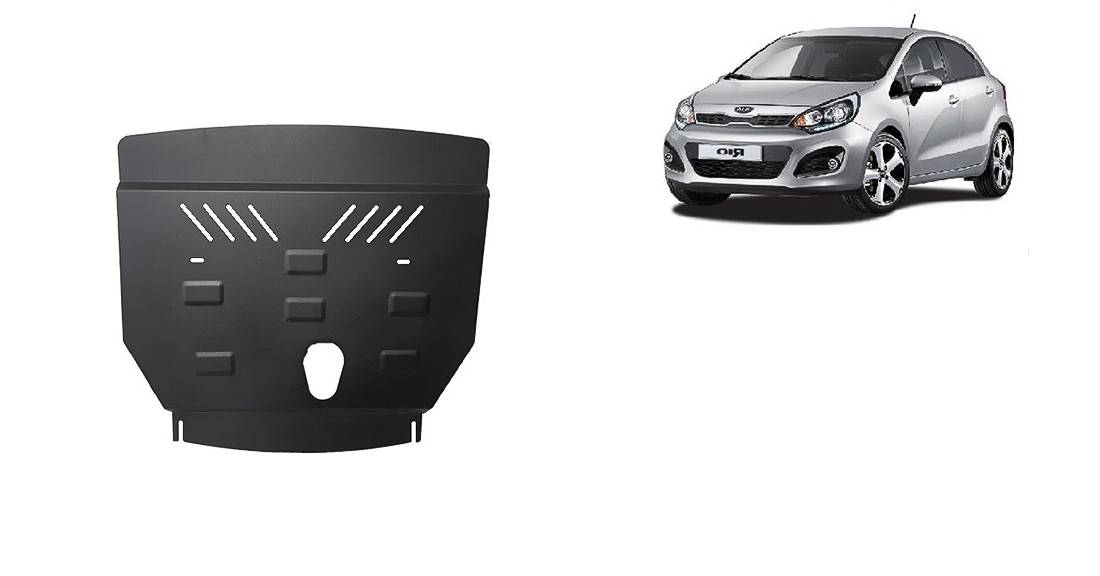 Cubre cárter metálico Kia Rio 3 (2011-2017) a medida