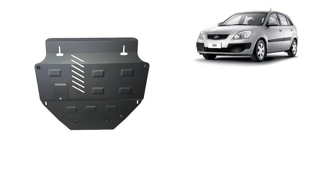Cubre cárter metálico Kia Rio 2 (2005-2011) a medida