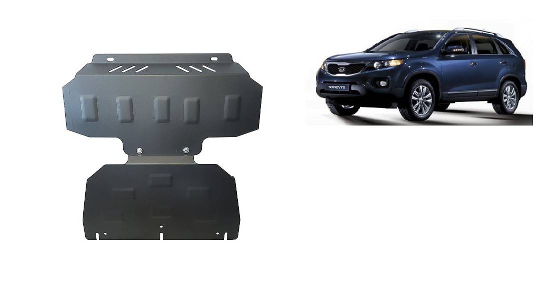 Cubre cárter metálico Kia Sorento (2006-2009) a medida