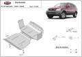 Cubre cárter metálico Kia Sorento (2002-2006) a medida