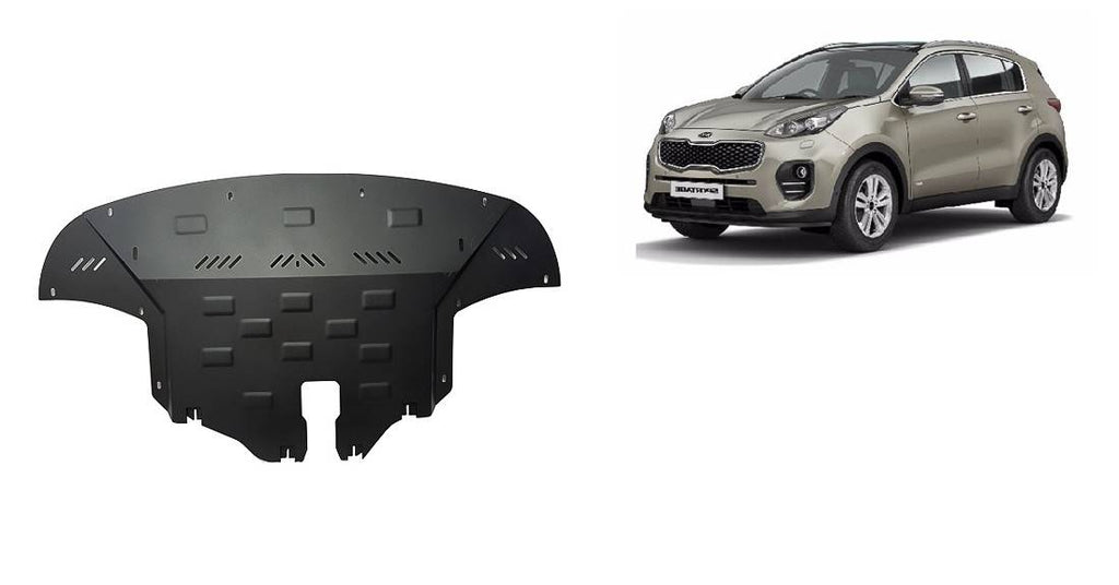 Cubre cárter metálico Kia Sportage (2015-2019) a medida