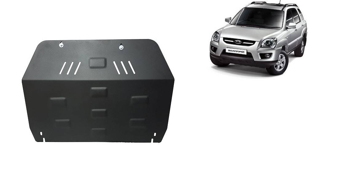 Cubre cárter metálico Kia Sportage (2004-2010) a medida