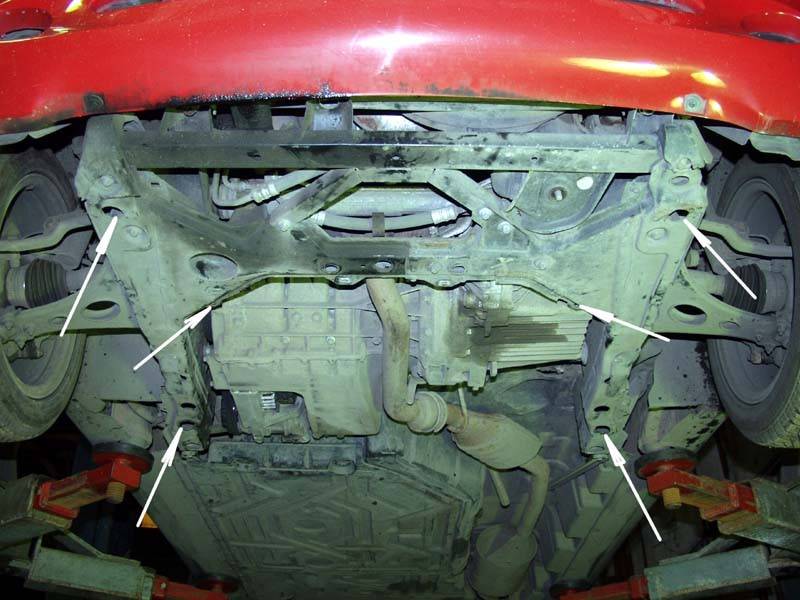 Cubre cárter metálico Mercedes Clase A W168 (1997-2004) a medida