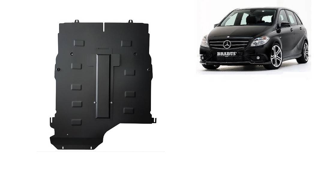 Cubre cárter metálico Mercedes Clase B (2005-2011) a medida