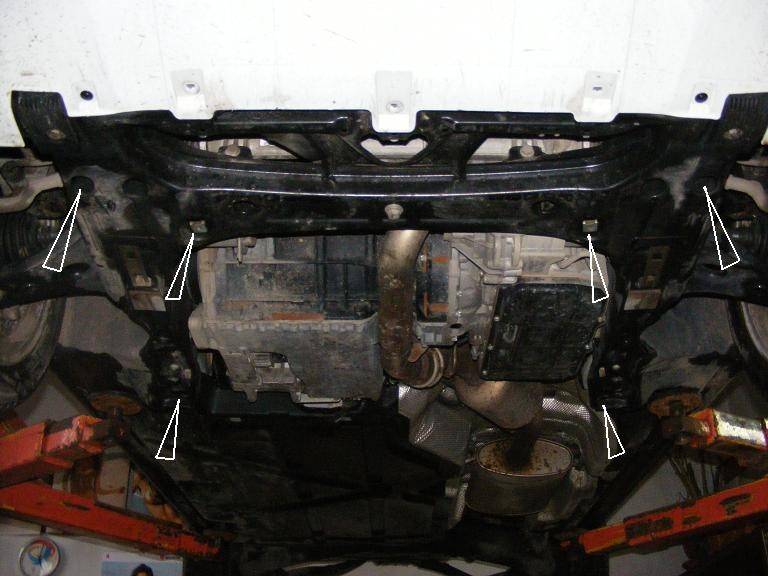 Cubre cárter metálico Mercedes Clase B (2005-2011) a medida